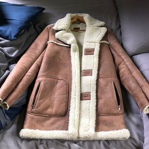 Asos Faux Shearling Coat - Men’s